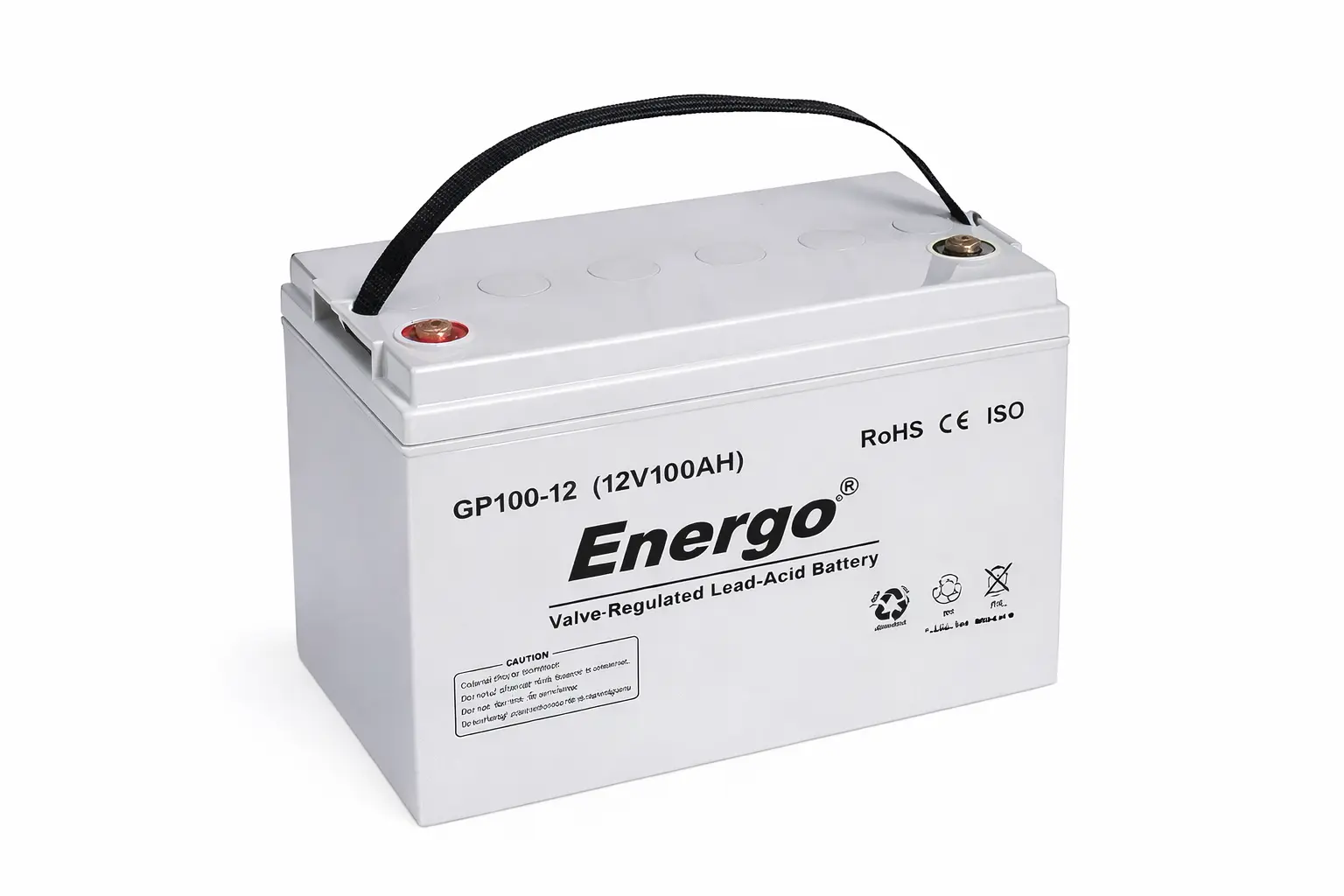 Energo 12V 100Ah Bakımsız Kuru Akü – UPS Akü